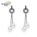 Tear Drop Pearl Earrings Wholesale 7-8mm Fashion New Model Pearl Earring